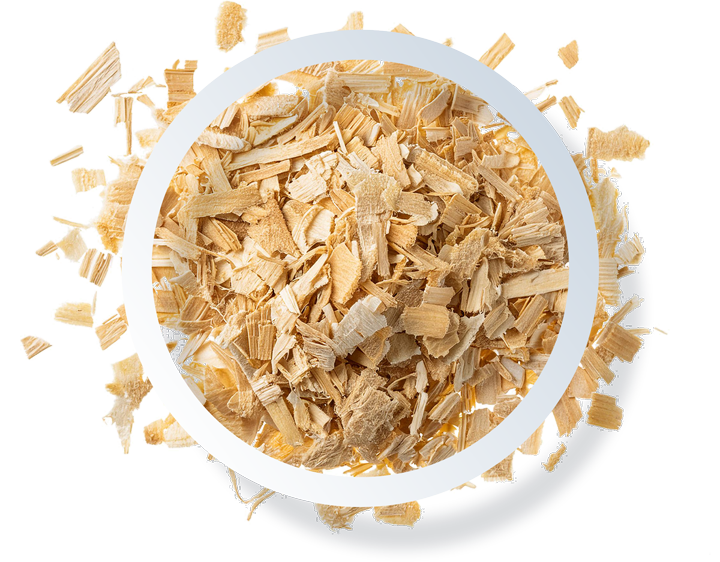 Ansicht Holzspähne